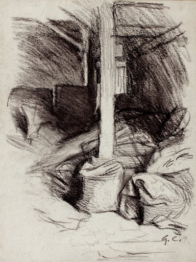 Scheuneninneres von George Clausen